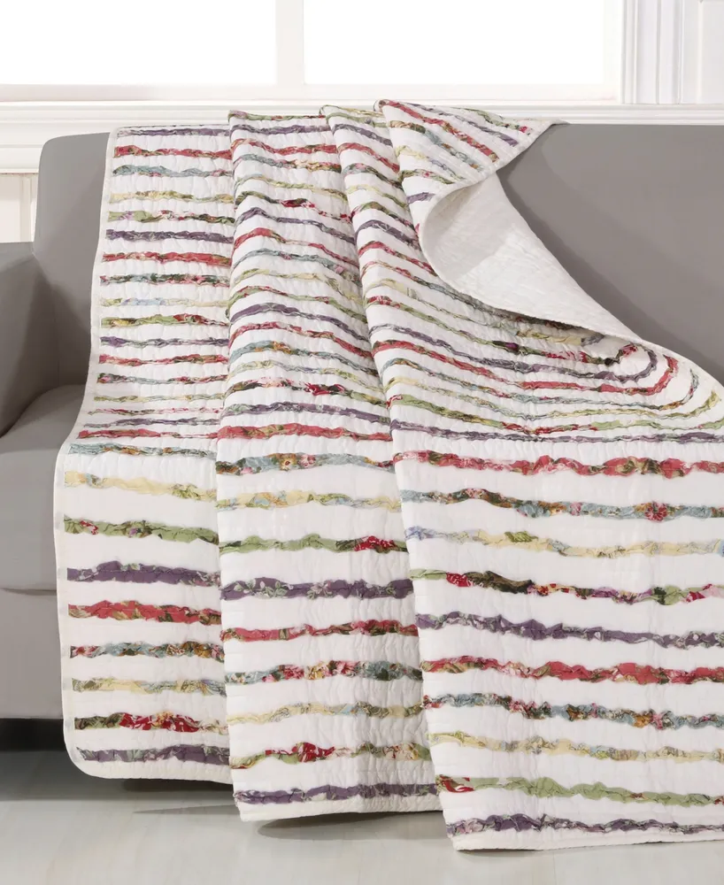 Greenland Home Fashions Bella Ruffle Throw 50" x 60"