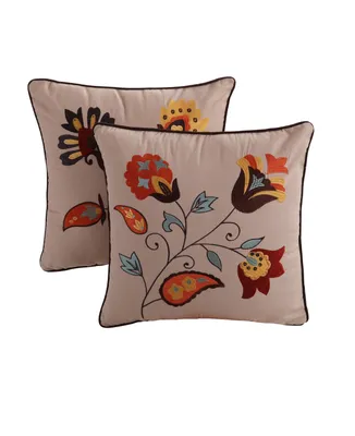 Greenland Home Fashions Andorra Dec. Pillow Pair