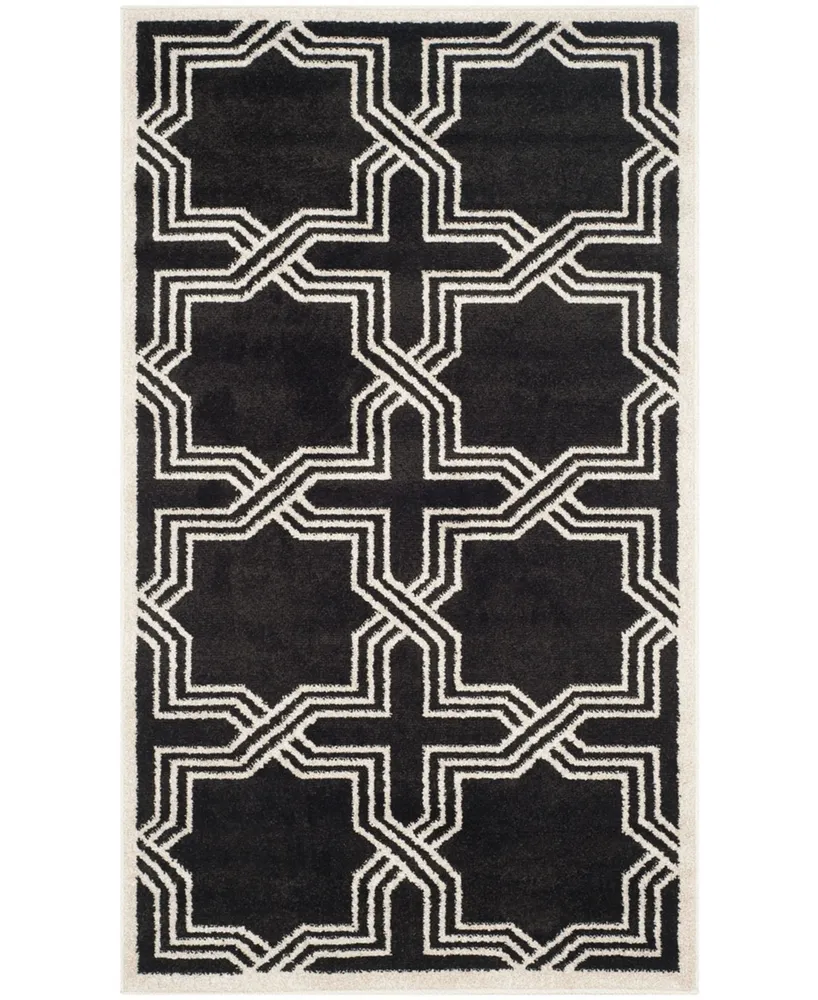 Safavieh Amherst AMT413 Anthracite and Ivory 2'6" x 4' Area Rug