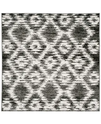 Safavieh Adirondack Charcoal and Ivory 4' x 4' Square Area Rug