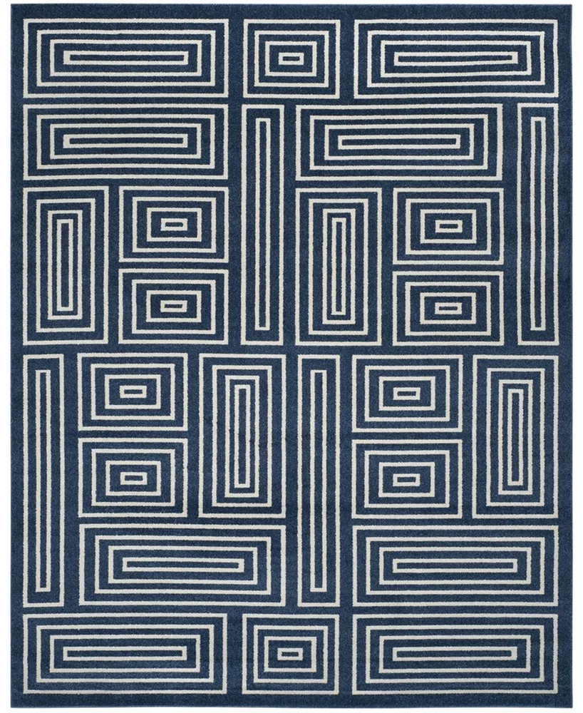 Safavieh Amherst AMT430 Navy and Ivory 9' x 12' Area Rug