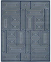 Safavieh Amherst AMT430 Navy and Ivory 9' x 12' Area Rug