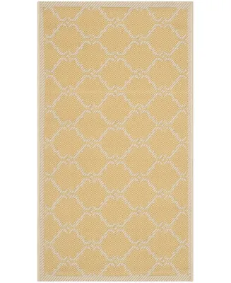 Safavieh Courtyard CY6009 Yellow and Beige 2'7" x 5' Sisal Weave Outdoor Area Rug