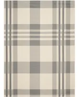 Safavieh Courtyard CY6201 Gray and Bone 9' x 12' Outdoor Area Rug