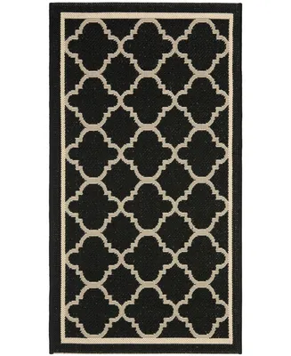 Safavieh Courtyard CY6918 and Beige 2'7" x 5' Outdoor Area Rug