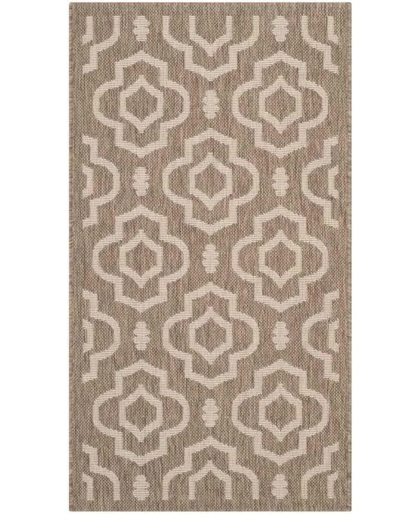 Safavieh Courtyard CY6926 and Bone 2'7" x 5' Sisal Weave Outdoor Area Rug