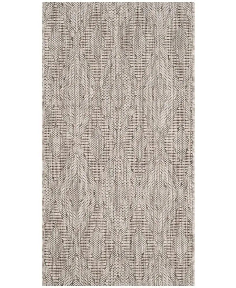 Safavieh Courtyard CY8522 Beige 2'7" x 5' Sisal Weave Outdoor Area Rug