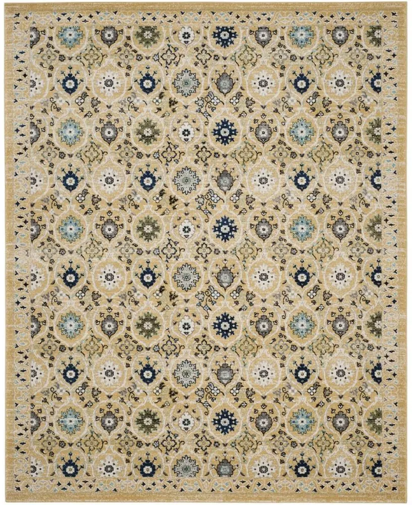 Safavieh Evoke EVK210 Gold and Ivory 9' x 12' Area Rug