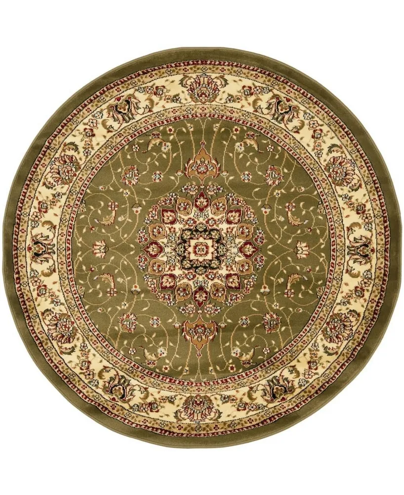 Safavieh Lyndhurst LNH329 Sage and Ivory 10' x 10' Round Area Rug