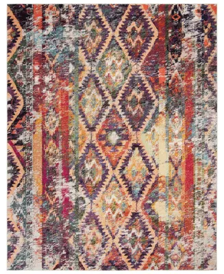 Safavieh Monaco MNC264 Purple and Orange 9' x 12' Area Rug