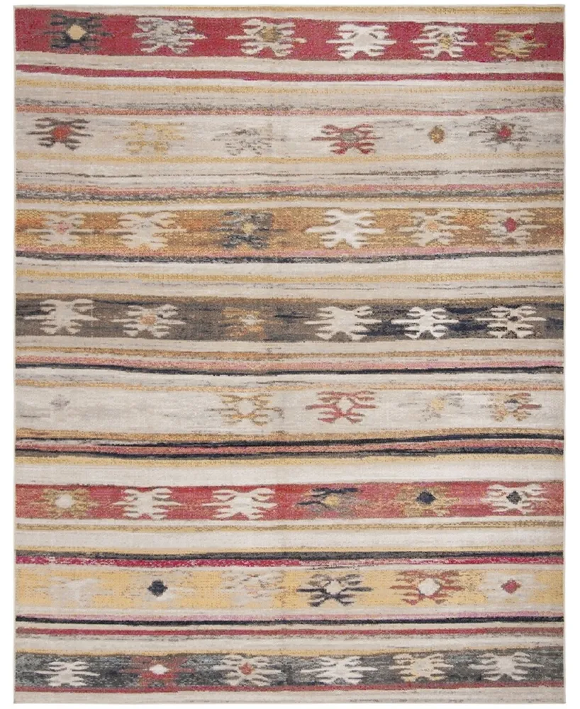 Safavieh Montage MTG238 Taupe and Multi 9' x 12' Outdoor Area Rug