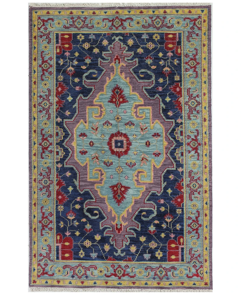 Bashian Carah Crh-113 Lilac 7'6" x 9'6" Area Rug