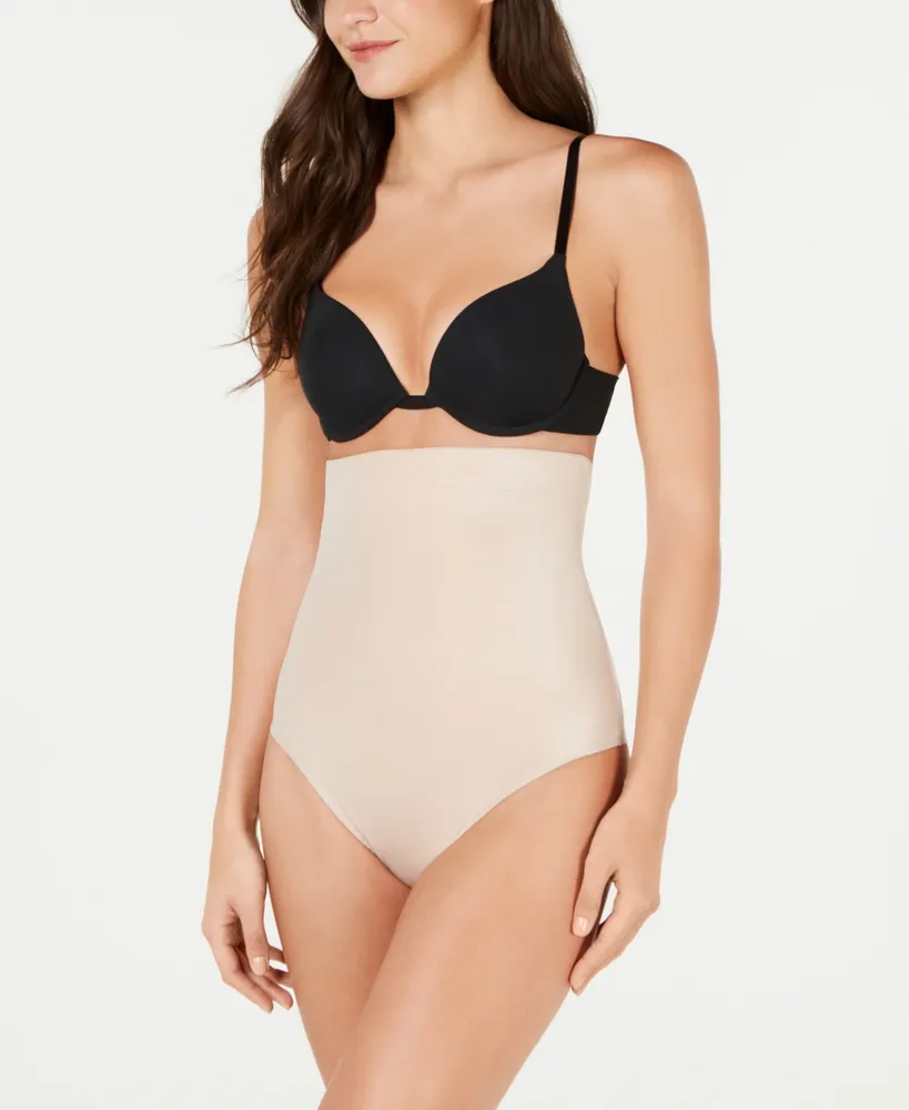 SPANX Suit Your Fancy Plunge Low-Back Mid-Thigh Bodysuit - Macy's