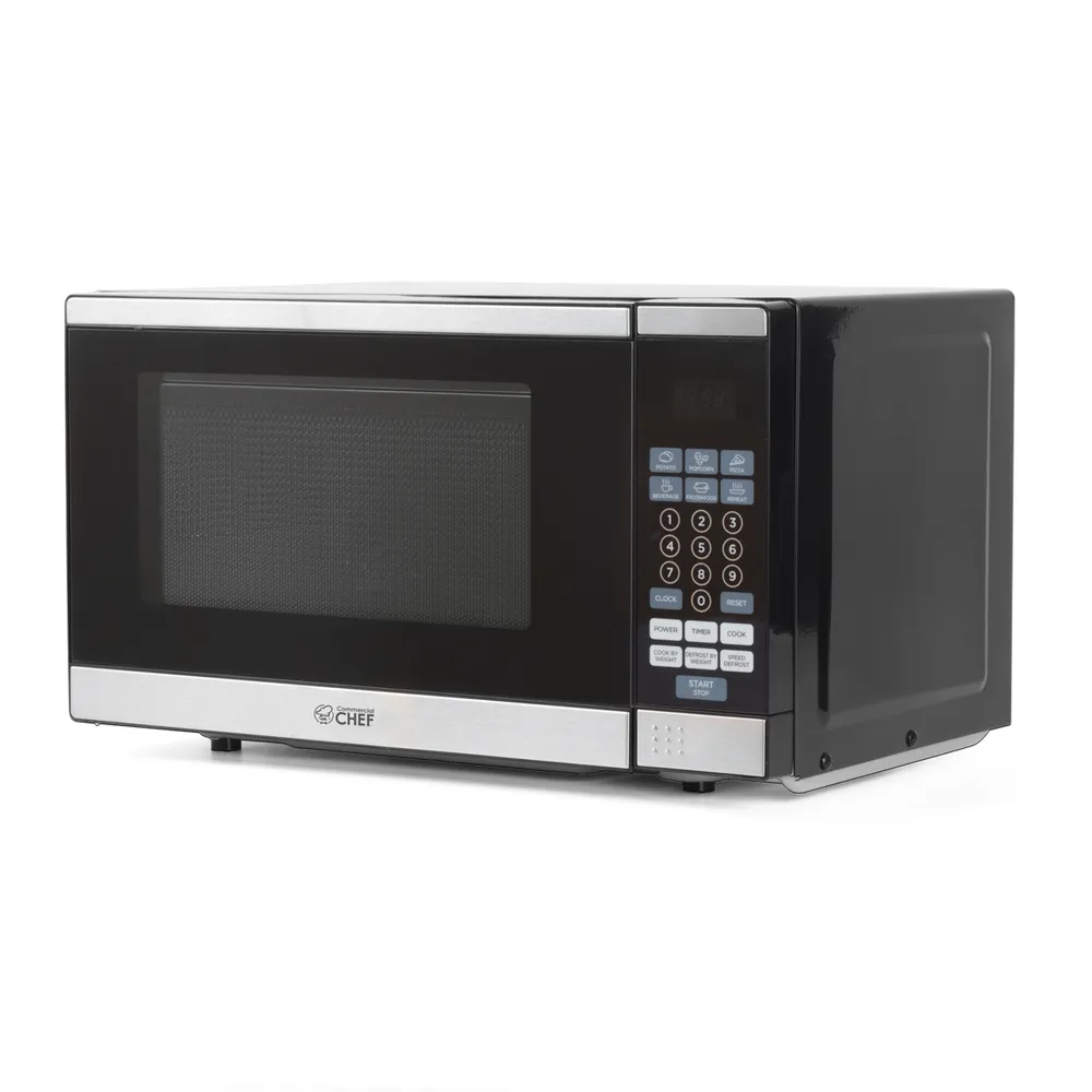 Commercial Chef 0.7 CU.FT Countertop Microwave Oven-White