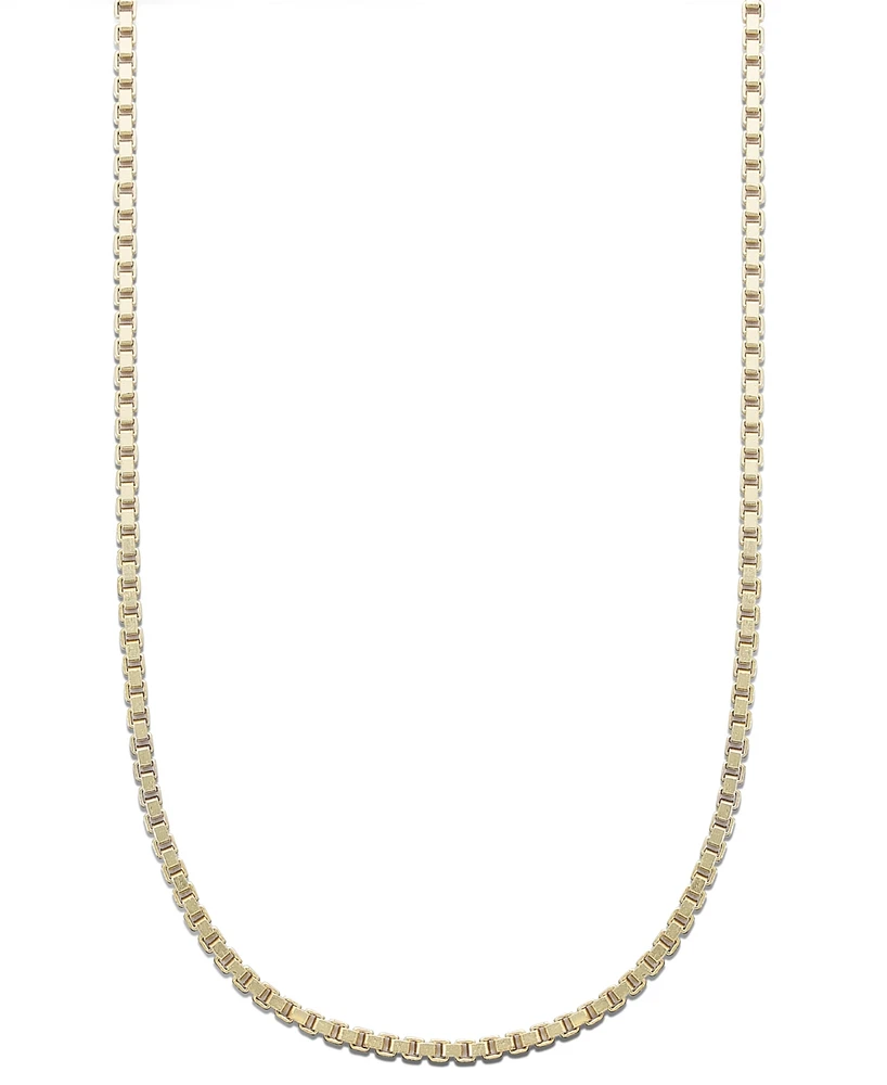 Giani Bernini 18K Gold over Sterling Silver Necklace, 24" Box Chain