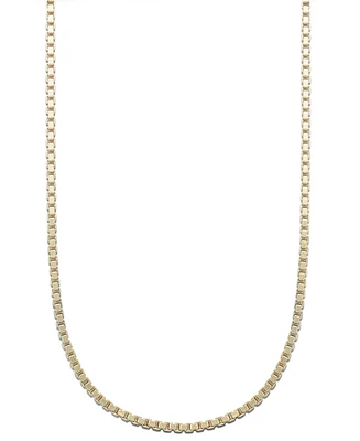 Giani Bernini 18K Gold over Sterling Silver Necklace, 24" Box Chain