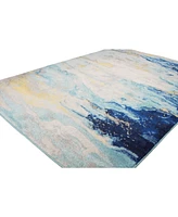 Bashian Medley 5667A Multi 2'6" x 8' Runner Area Rug