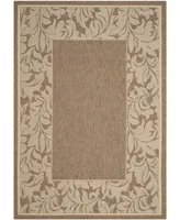 Safavieh Courtyard CY2666 Brown and Natural 2' x 3'7" Outdoor Area Rug