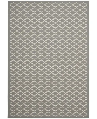 Safavieh Courtyard CY6919 Anthracite and Beige 2' x 3'7" Sisal Weave Outdoor Area Rug