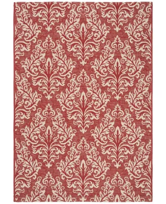 Safavieh Courtyard CY6930 Red and Creme 6'7" x 9'6" Outdoor Area Rug