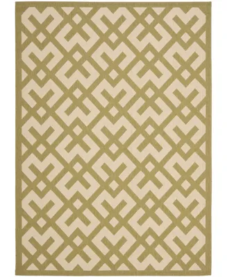 Safavieh Courtyard CY6915 and Beige 6'7" x 9'6" Sisal Weave Outdoor Area Rug