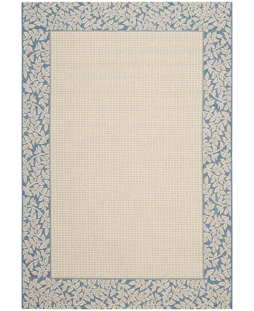 Safavieh Courtyard CY0727 and Natural 6'7" x 6'7" Square Outdoor Area Rug