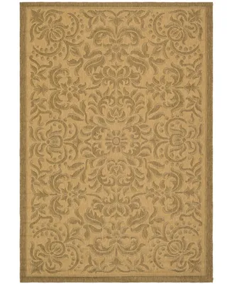 Safavieh Courtyard CY6634 Natural and Gold 2'7" x 5' Outdoor Area Rug