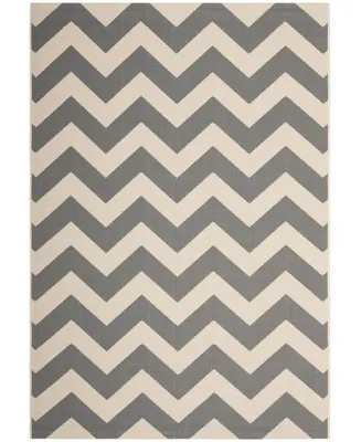Safavieh Courtyard CY6244 Gray and Beige 4' x 5'7" Outdoor Area Rug