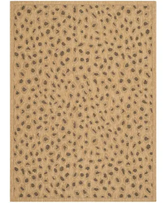 Safavieh Courtyard CY6104 Natural and Gold 5'3" x 7'7" Outdoor Area Rug