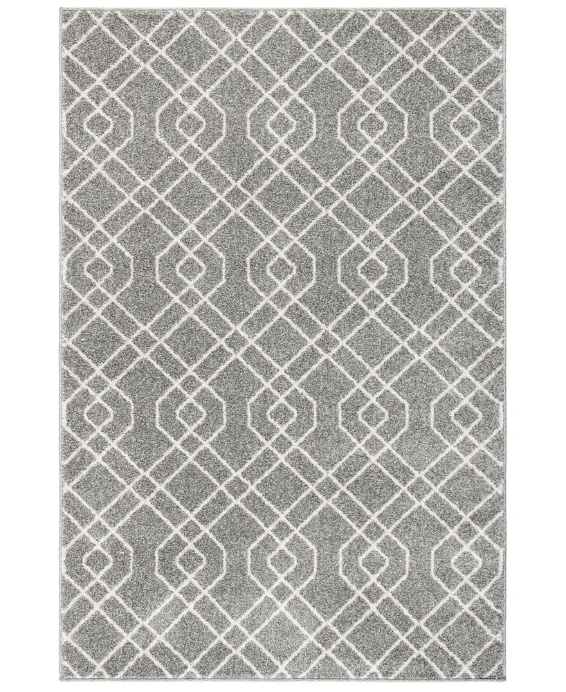 Safavieh Amherst AMT407 Gray and Ivory 4' x 6' Area Rug