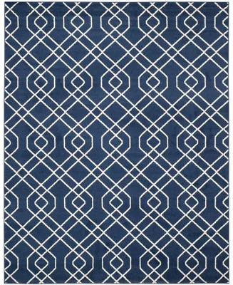 Safavieh Amherst AMT407 Navy and Beige 9' x 12' Area Rug