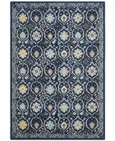 Safavieh Evoke EVK210 Royal and Ivory 10' x 14' Area Rug