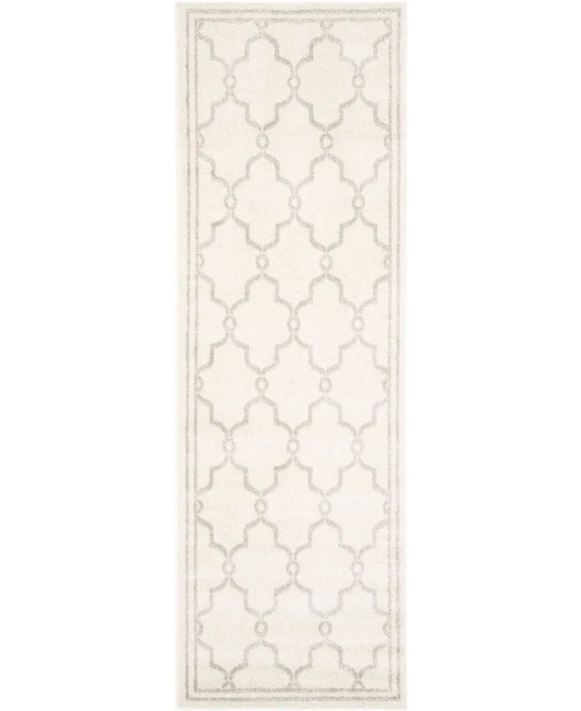 Safavieh Amherst AMT414 Light Grey and Ivory 2'3" x 15' Runner Area Rug