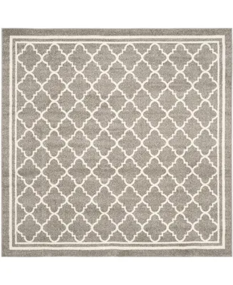 Safavieh Amherst AMT422 Dark Gray and Beige 9' x 9' Square Area Rug