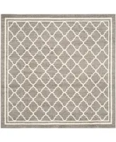 Safavieh Amherst AMT422 Dark Gray and Beige 9' x 9' Square Area Rug