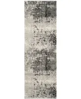 Safavieh Retro RET2139 Light Grey and Grey 2'3" x 11' Runner Area Rug