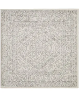 Safavieh Adirondack Ivory and Silver 6'7" x 6'7" Square Area Rug