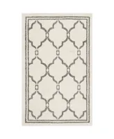 Safavieh Amherst AMT414 Ivory and Grey 2'3" x 11' Runner Area Rug