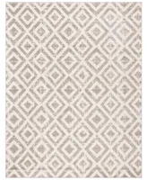 Safavieh Amsterdam AMS105 Ivory and Mauve 6'7" x 9'2" Outdoor Area Rug