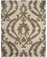 Safavieh Florida Shag SG469 Cream and Beige 8' x 10' Area Rug