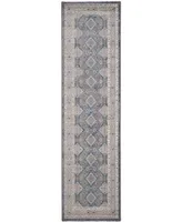 Safavieh Sofia SOF366 Light Grey and Beige 2'2" x 10' Runner Area Rug