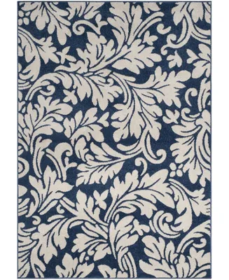 Safavieh Amherst AMT425 Navy and Ivory 2'3" x 7' Runner Area Rug