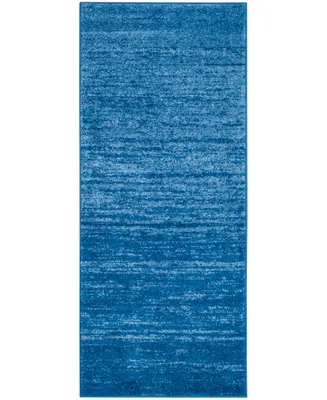 Safavieh Adirondack 113 Light Blue and Dark Blue 2'6" x 16' Runner Area Rug