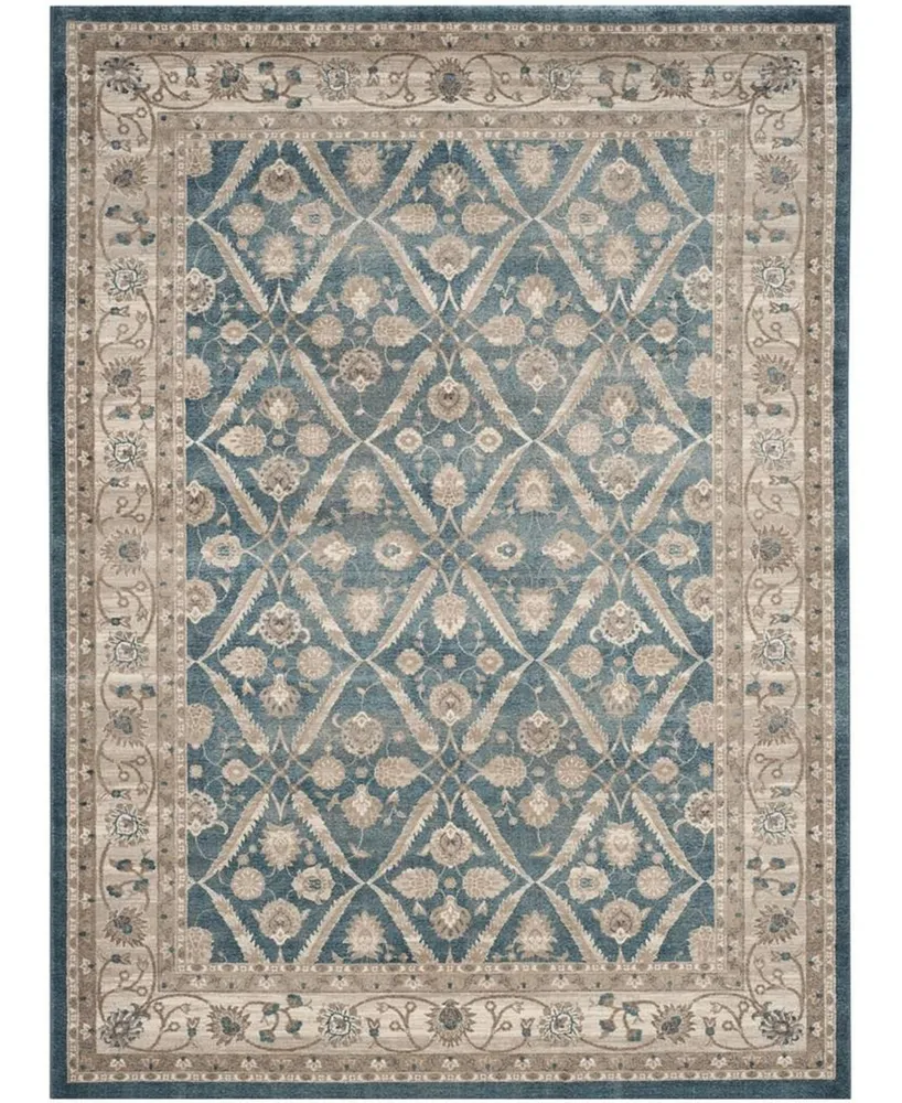 Safavieh Sofia SOF378 Blue and Beige 11' x 15' Area Rug