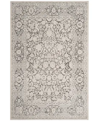 Safavieh Reflection RFT667 Dark Gray and Cream 6' x 9' Area Rug