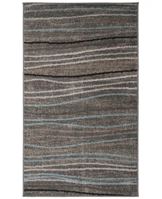 Safavieh Amsterdam Silver and Beige 3' x 5' Outdoor Area Rug