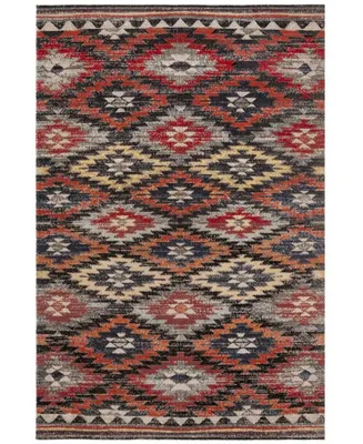 Safavieh Montage MTG246 Rust and Multi 3' x 5' Outdoor Area Rug