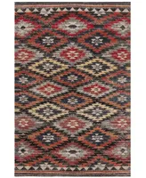 Safavieh Montage MTG246 Rust and Multi 3' x 5' Outdoor Area Rug