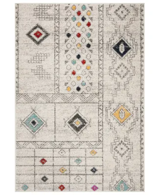 Safavieh Adirondack 206 Light Gray and Aqua 4' x 6' Area Rug