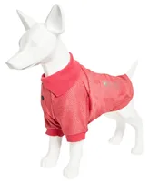 Pet Life Active 'Fur-Flexed' Relax Stretch Performance Dog Polo T-Shirt